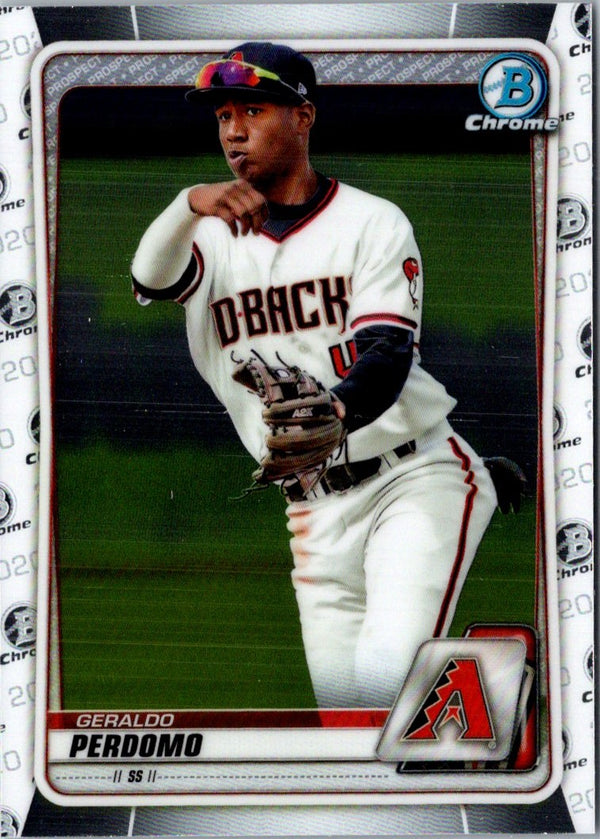 2020 Bowman Chrome Prospects Geraldo Perdomo #BCP-202