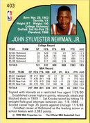 1990 Hoops Johnny Newman