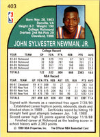 1990 Hoops Johnny Newman #403