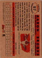 2001 Topps Heritage Aaron Brooks #57