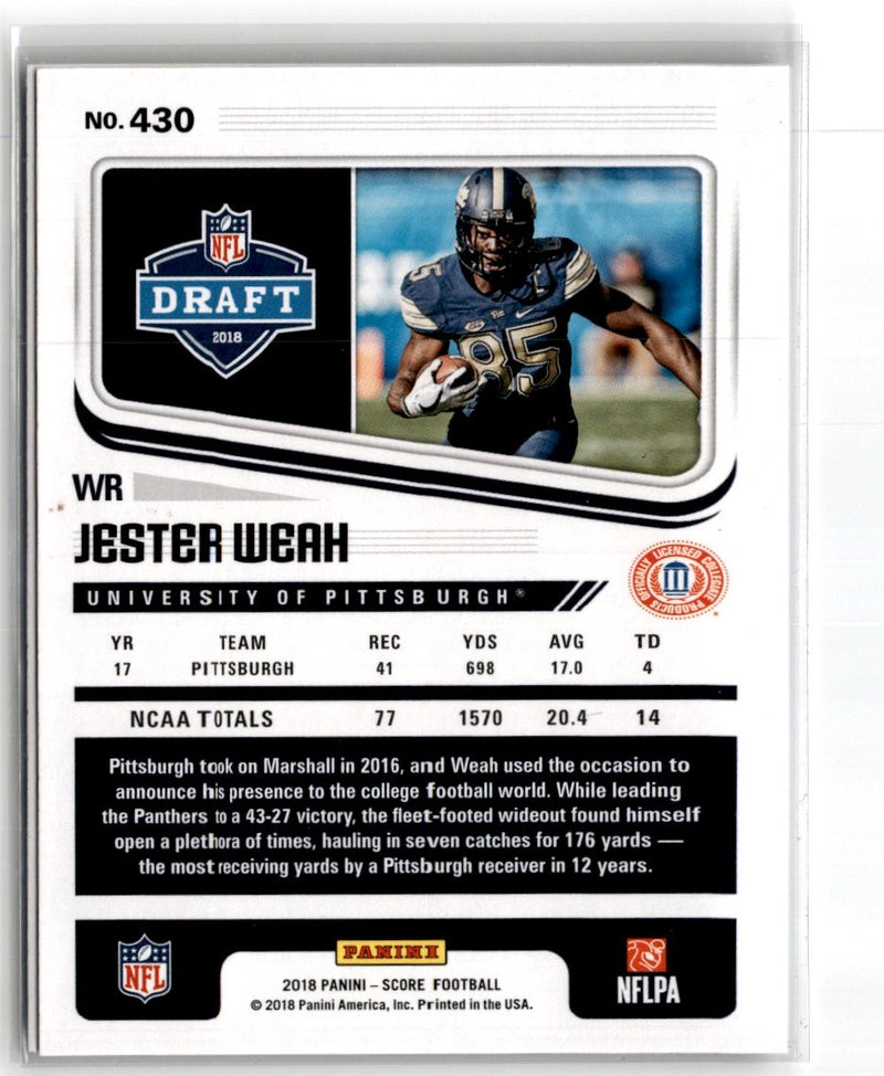 2018 Score Red Jester Weah