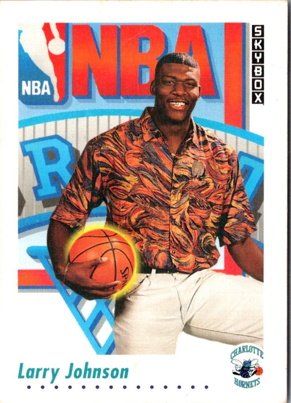 1991 SkyBox Larry Johnson #513 Rookie
