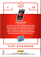 2015 Donruss Cliff Alexander #246 Rookie
