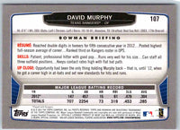2013 Bowman David Murphy #107