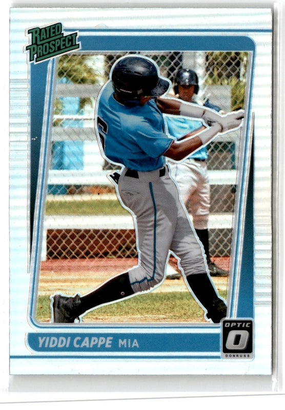 2021 Donruss Optic Rated Prospect Yiddi Cappe #RP3