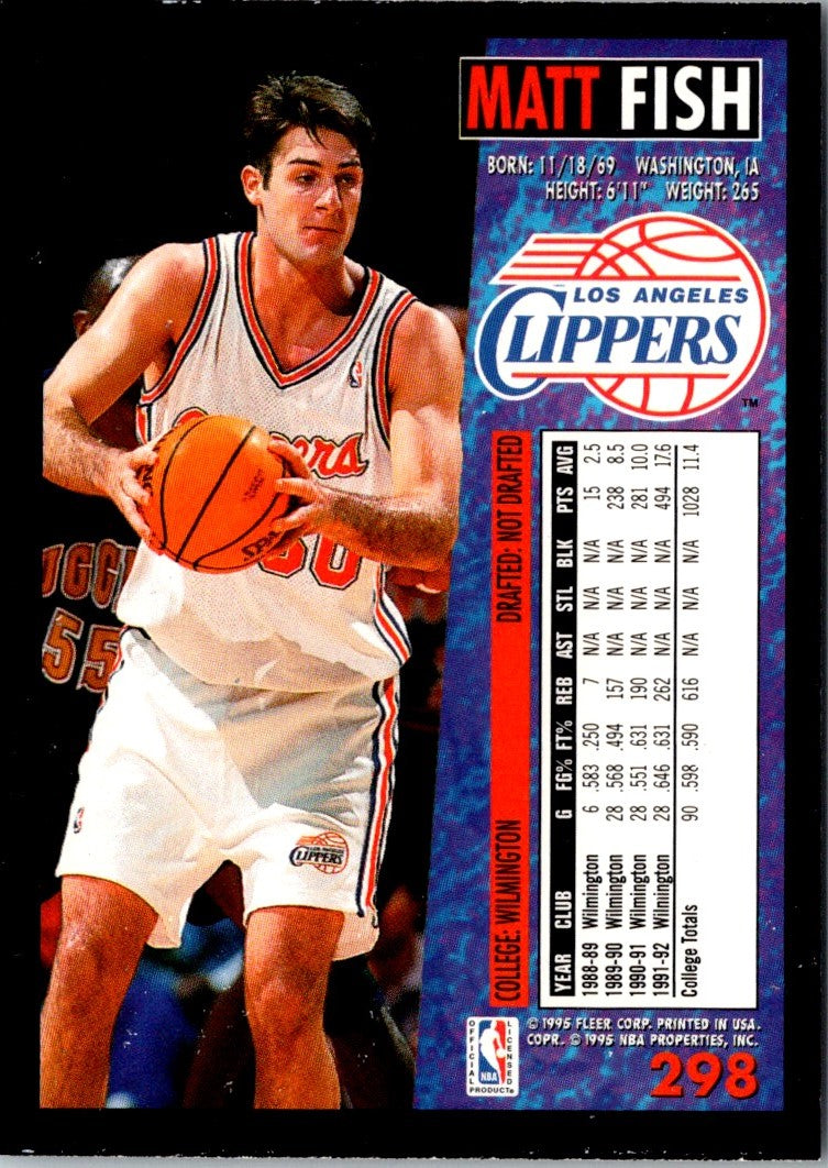 1994 Fleer Matt Fish