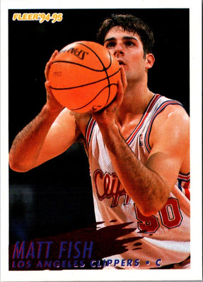 1994 Fleer Matt Fish #298 Rookie