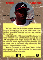 1992 Ultra All-Stars Deion Sanders #17