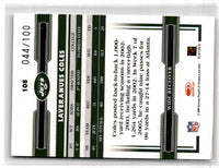 2006 Donruss Threads Laveranues Coles #108 044/100