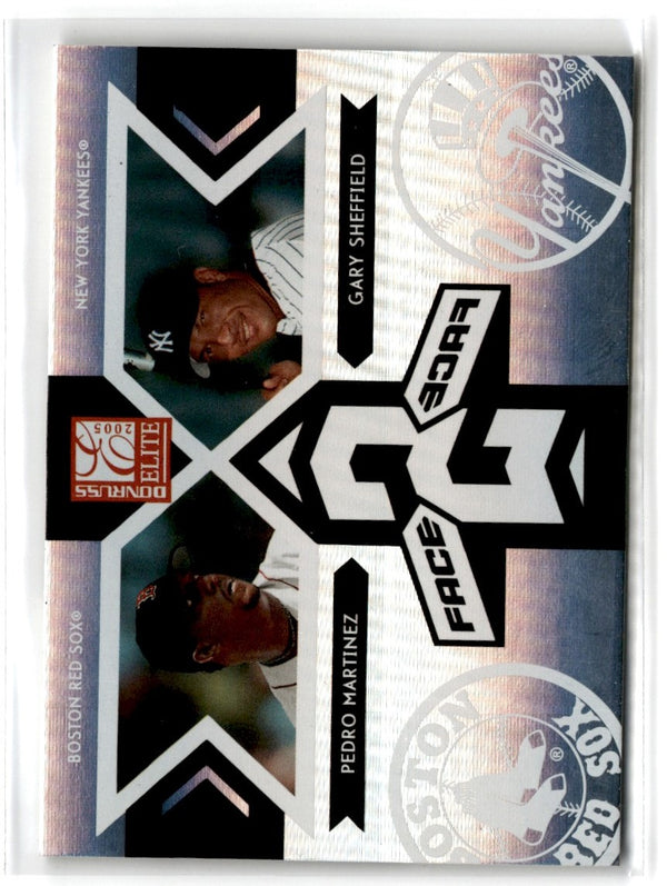 2005 Donruss Elite Face 2 Pedro Martinez/Gary Sheffield #FF-13 0940/1500