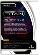 2021 Panini Chronicles Titan Whit Merrifield