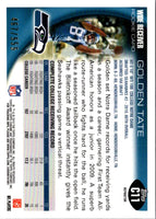2010 Topps Chrome Purple Refractors Golden Tate #C11 467/555