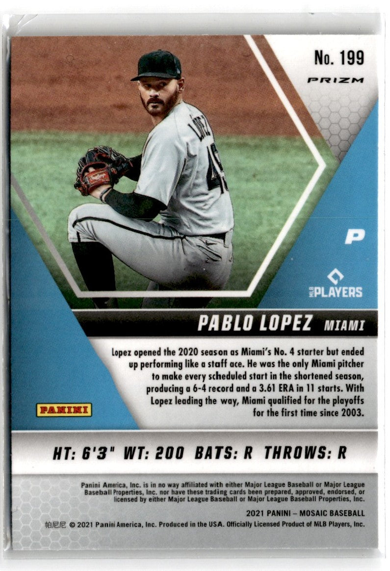 2021 Panini Mosaic Pablo Lopez