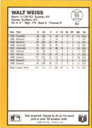1990 Donruss Best of the AL Walt Weiss