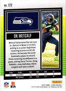 2022 Score Orange DK Metcalf