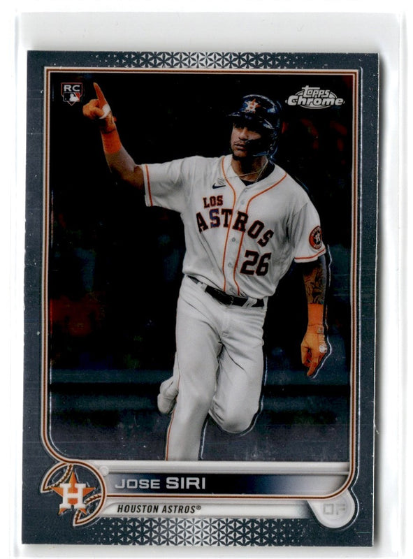 2022 Topps Chrome Jose Siri #204 Rookie