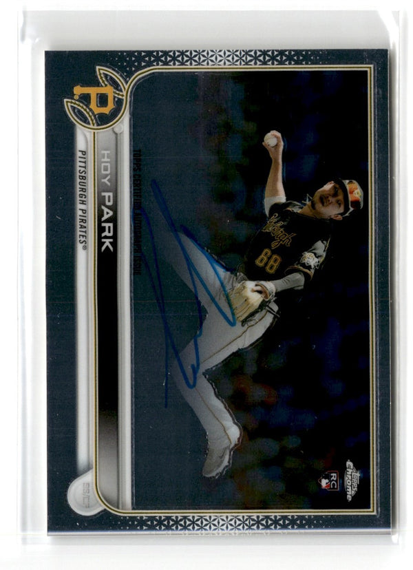 2022 Topps Chrome Black Autographs Hoy Park #CBA-HP Autograph