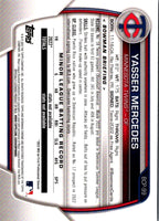 2023 Bowman Chrome Prospects Yasser Mercedes #BCP-99