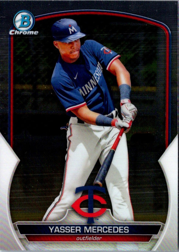 2023 Bowman Chrome Prospects Yasser Mercedes #BCP-99