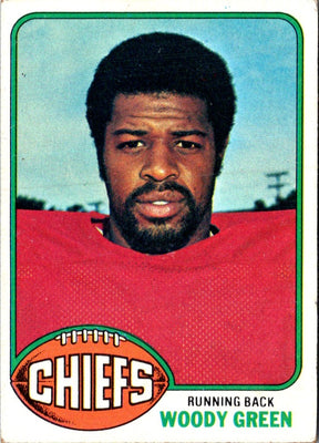 1976 Topps Woody Green #336 Rookie