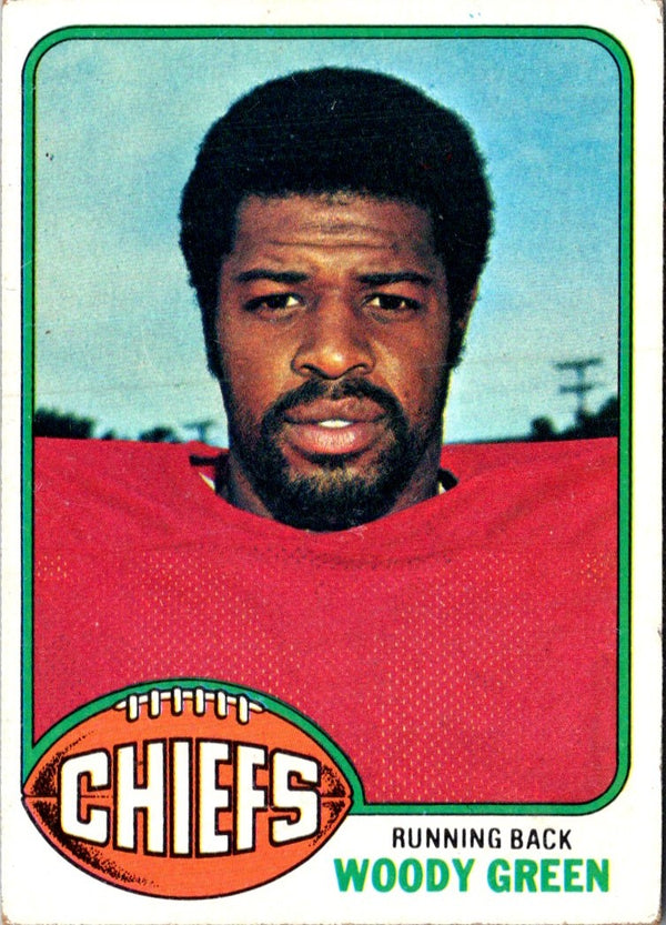 1976 Topps Woody Green #336 Rookie