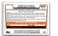 2012 Bowman Draft Picks & Prospects Chrome Adrian Marin #BDPP48
