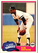 1981 Topps Bob Watson