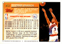 1993 Topps Dana Barros #231