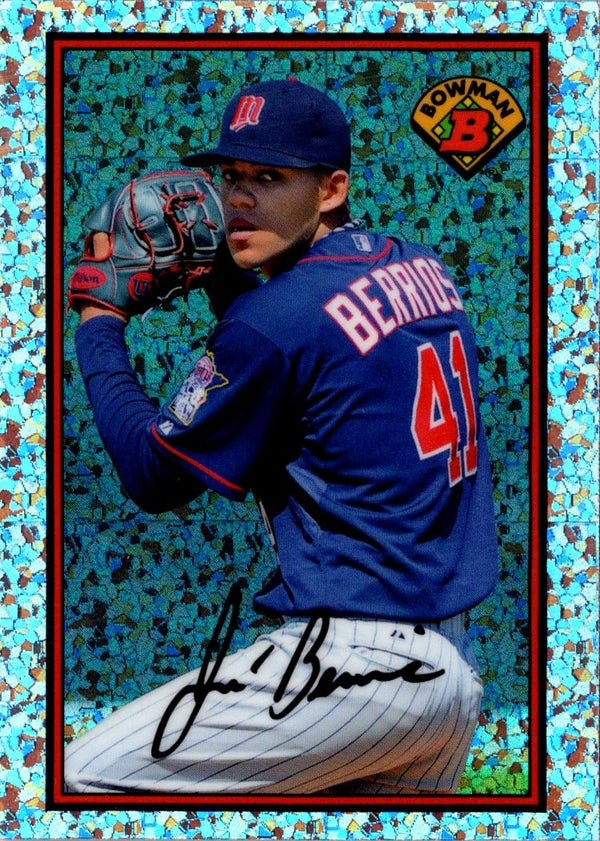 2014 Bowman Draft Picks & Prospects 1989 is Back Silver Diamond Refractor Jose Berrios #89BIB-JBE