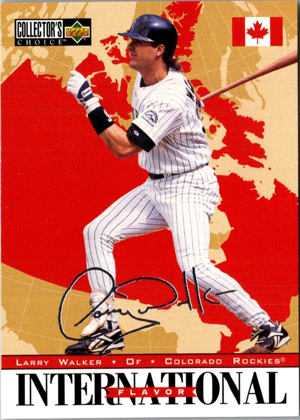 1996 Collector's Choice Silver Signature Larry Walker #326