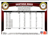 2011 Topps Chrome Santana Moss #17
