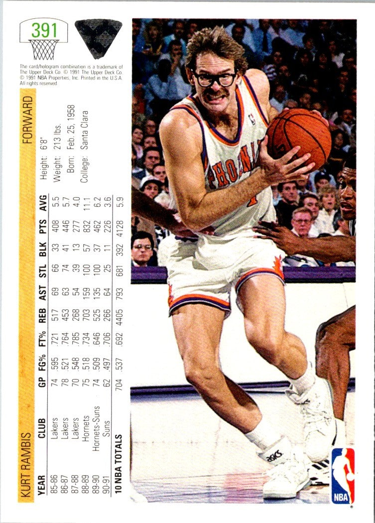 1991 Upper Deck Kurt Rambis