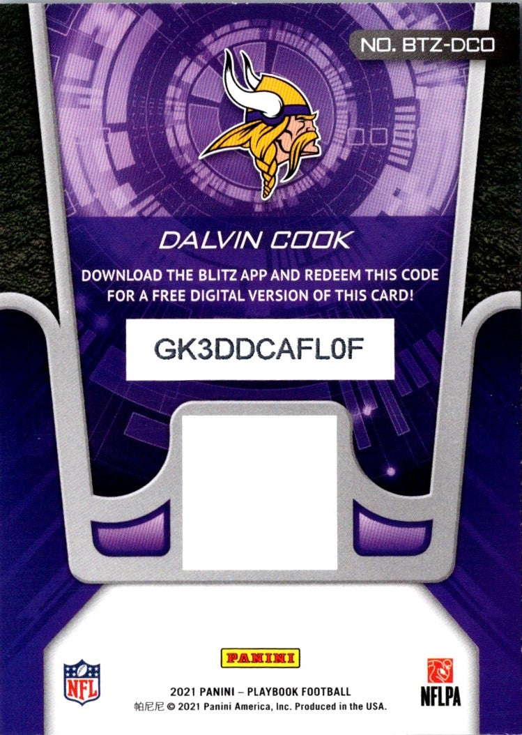 2021 Panini Absolute Blue Dalvin Cook