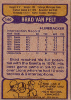 1979 Topps Brad Van Pelt #140