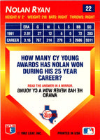 1992 Triple Play Nolan Ryan #22