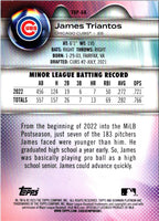 2023 Bowman Platinum Top Prospects James Triantos #TOP-68
