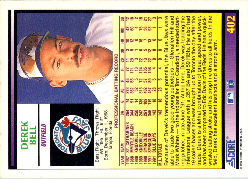 1992 Score Derek Bell