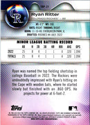 2023 Bowman Platinum Top Prospects Ryan Ritter