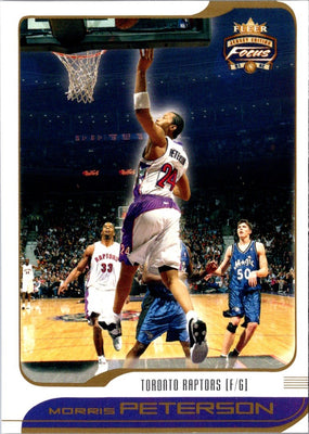 2001 Fleer Focus Morris Peterson #31