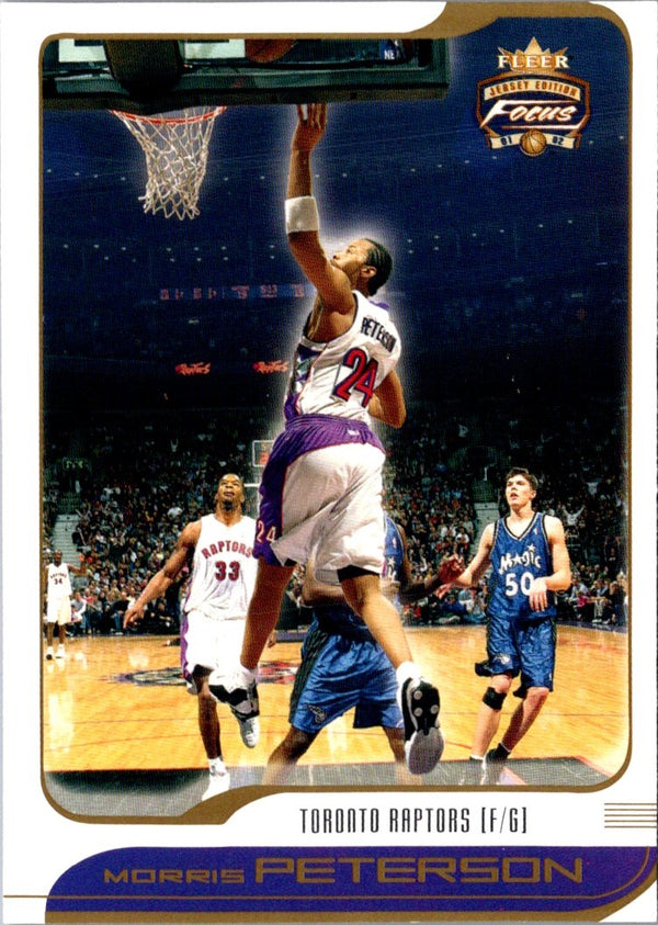 2001 Fleer Focus Morris Peterson #31