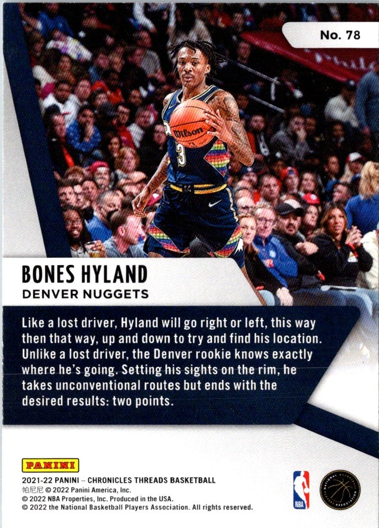 2021 Panini Chronicles Bones Hyland