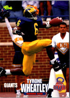 1995 Classic NFL Rookies Tyrone Wheatley #70