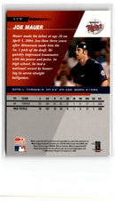 2005 Leaf Press Proofs Red Joe Mauer