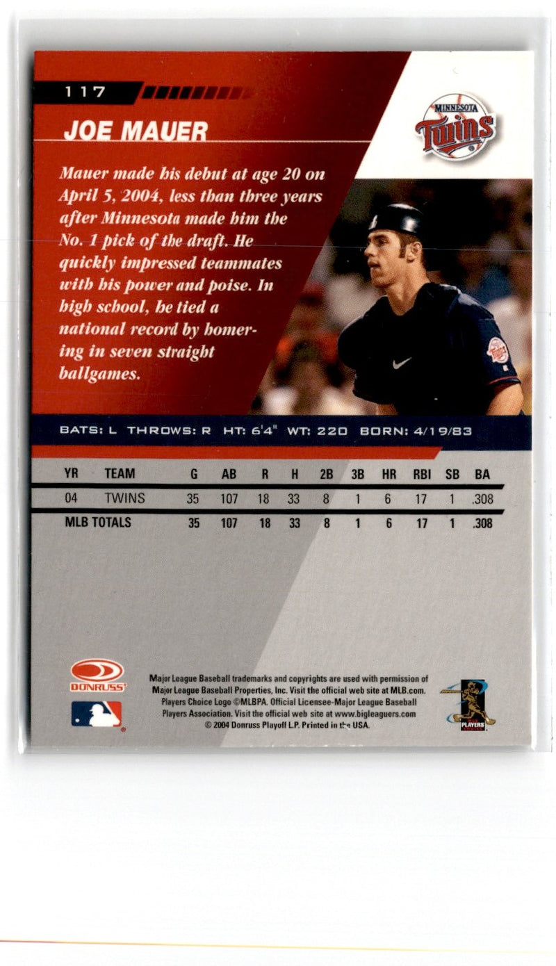 2005 Leaf Press Proofs Red Joe Mauer