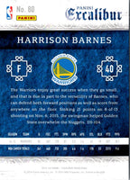 2015 Panini Excalibur Harrison Barnes #80