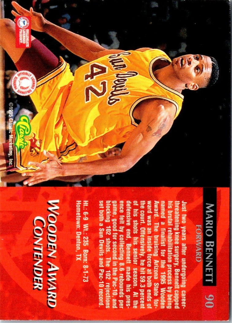 1995 Classic Foil Mario Bennett