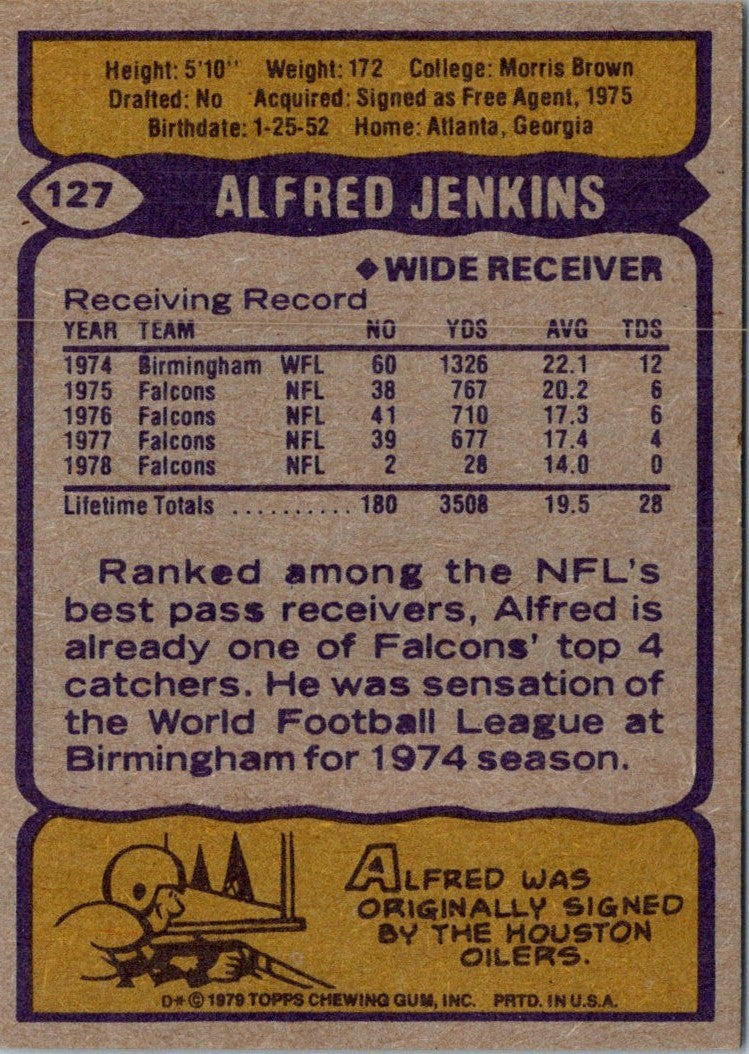 1979 Topps Alfred Jenkins