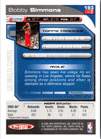 2004 Topps Total Bobby Simmons #193