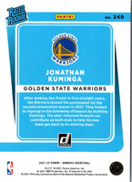 2021 Donruss Rated Rookies Jonathan Kuminga #240