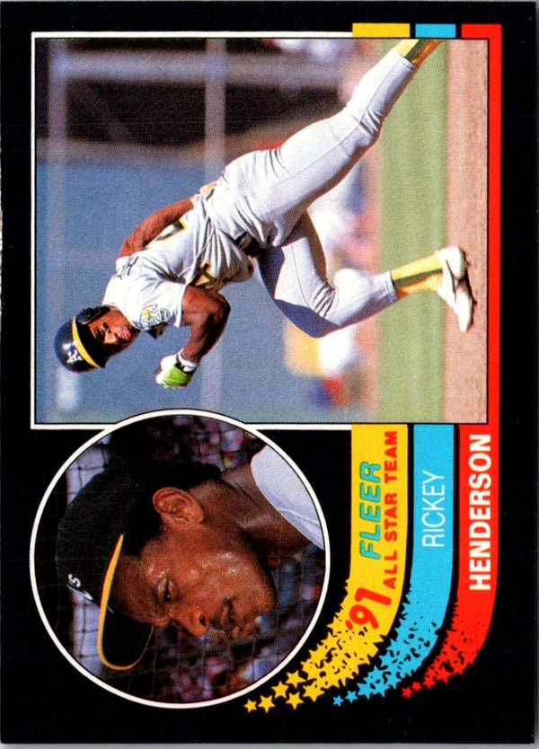 1991 Fleer All-Stars Rickey Henderson #6